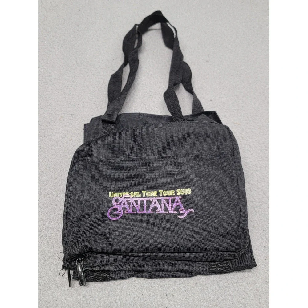 Santana Universal Tone Tour 2010 Leed's Black‎ Shoulder Tote Travel Organizer